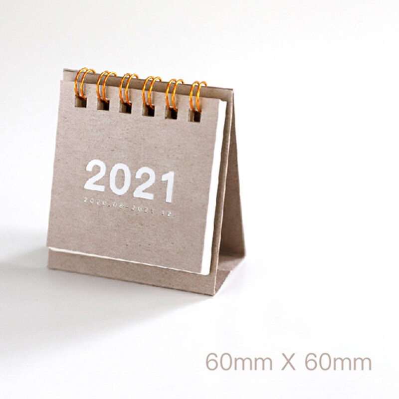 Simple Mini Calendar dual Daily Scheduler Table Planner Yearly Agenda Organizer Desk Table Dates Reminder Timetable Planner: 08