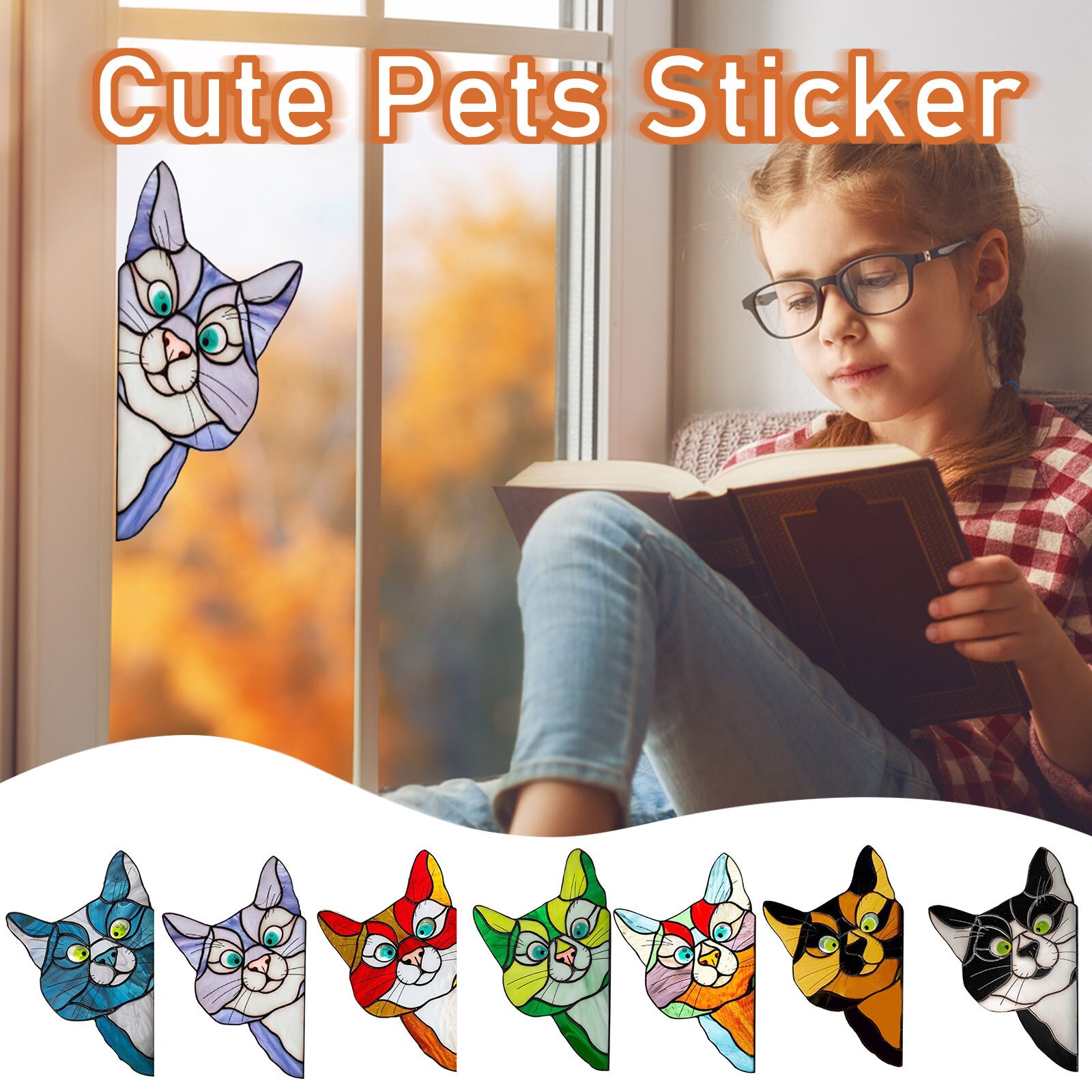 Personality Interest Pet Stickers Decoration for Home and Car