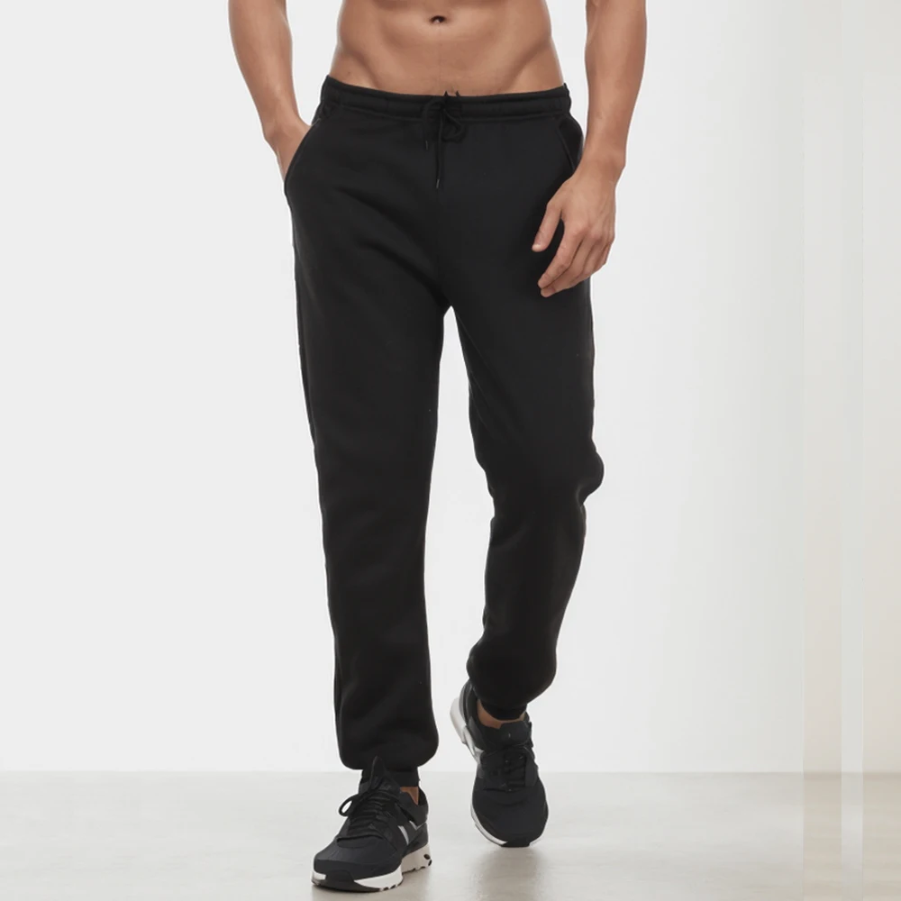 Heren casual joggingbroek fleece sportbroek unisex mode effen losse broek streetwear herfst winter jogging fitnessbroek
