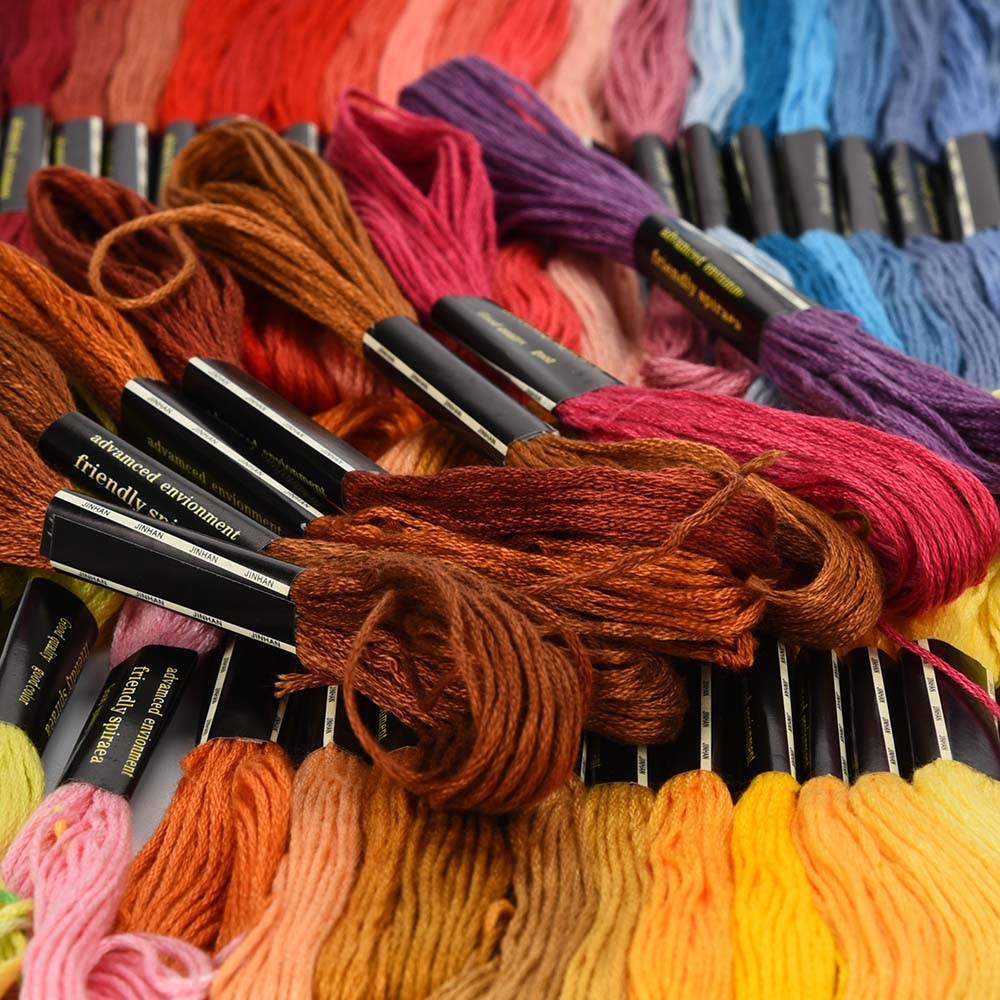 cxc threads Thread Premium Rainbow Color Embroidery Floss Cross Stitch Threads F20