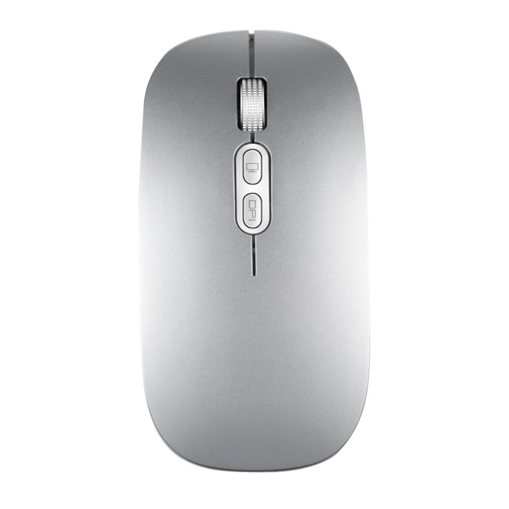 Wireless rechargeable mouse 1600 DPI USB optical wireless computer mouse 2.4G receiver ultra-thin mouse for PC laptop#40