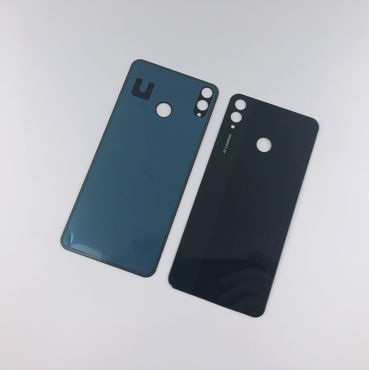 Para Huwei Honor 8X8 X cubierta trasera de la batería de cristal + pegatina