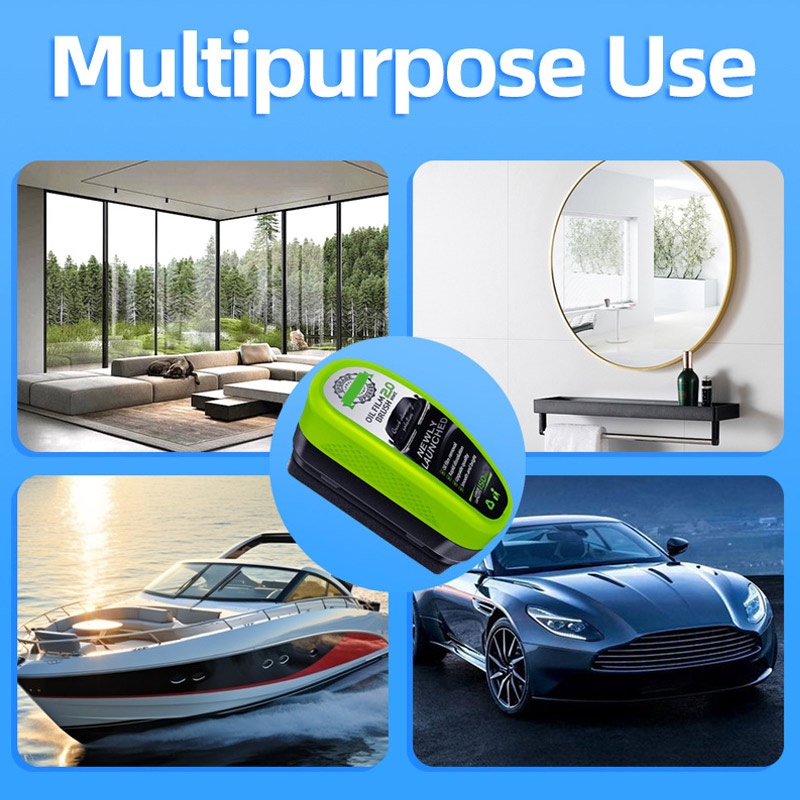 150ml Automotive Car Oil Film Cleaning Brush Windshield Glass Oil Film Cleaner Portable Oil Film Remover for Car Cleaning Tools