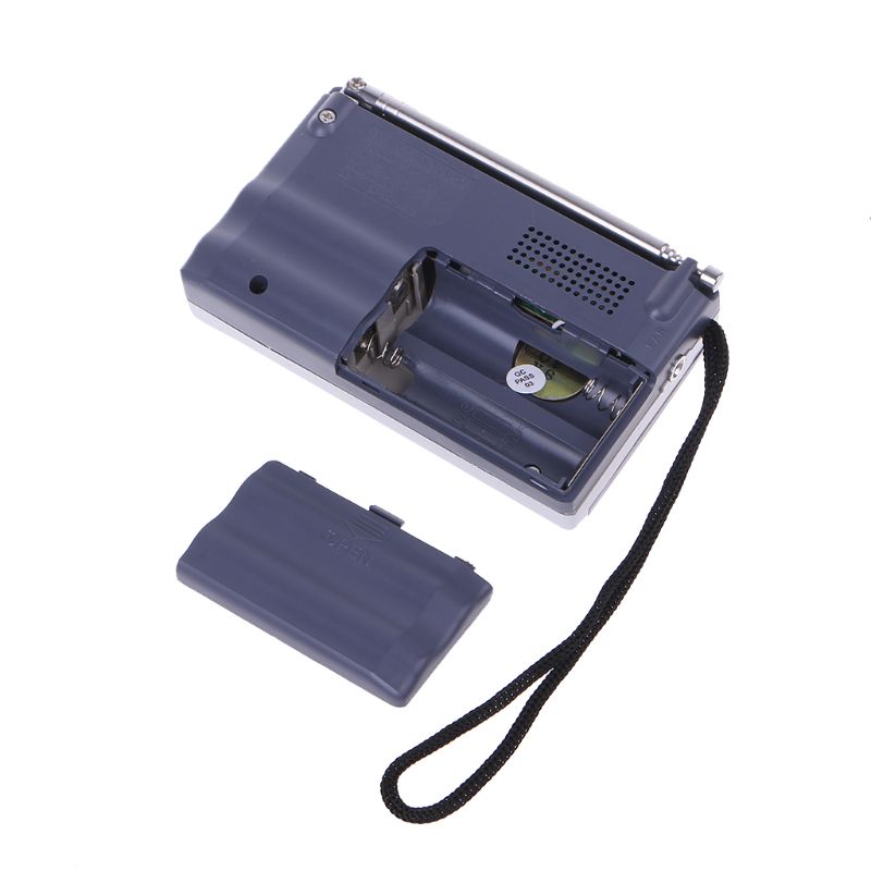 Universal Slim AM/FM Mini Radio World Receiver Stereo Speakers Music Player