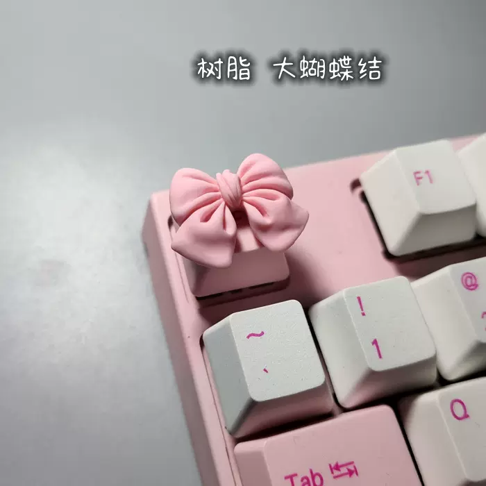 Capuchons de touches de clavier faits à la main, dessin animé, joli pour fille, rose, OEM ESC, pour jeu, clavier mécanique, personnalité artisanale: Bronze