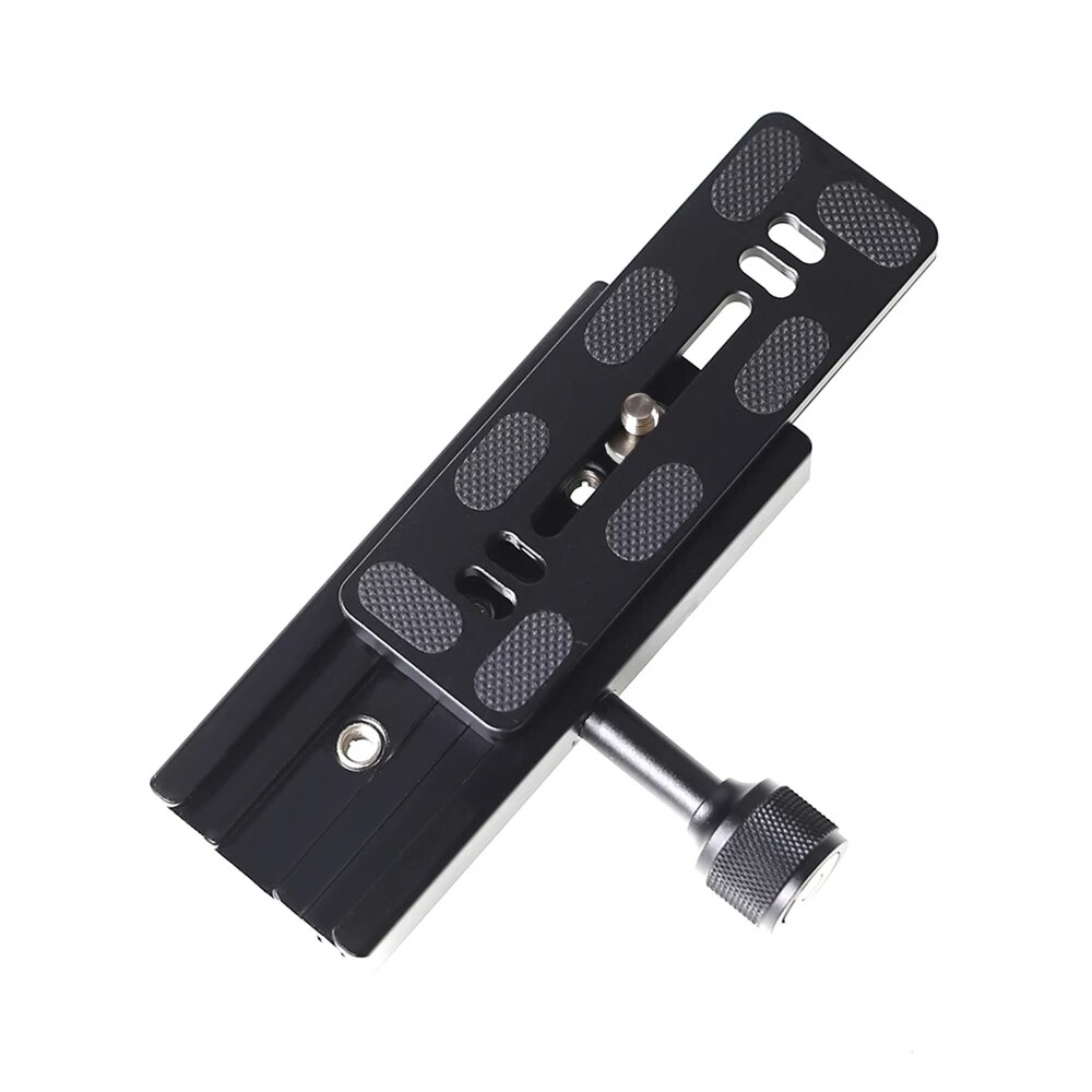 XILETU QR-120 universale morsetto di serraggio + PU-120 piastra a sgancio rapido 1/4 '-3/8 pollici vite per treppiede e monopiede lunghezza 120mm * larghezza 38mm