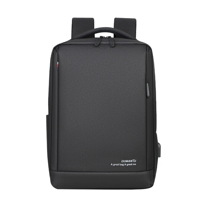 Laptop-rucksack mit großem fassungsvermögen, 15.6 zoll oxford-gewebe, diebstahlsicher, wasserdicht, ideal für geschäftsreisen, herren, multifunktional, mit usb-ladefunktion: Schwarz