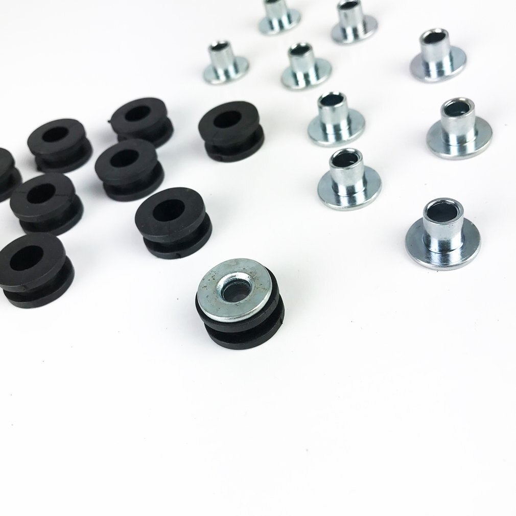 10X Motorcycle Grommets Bolt Rubber Kit For For For Suzuki Kawasak