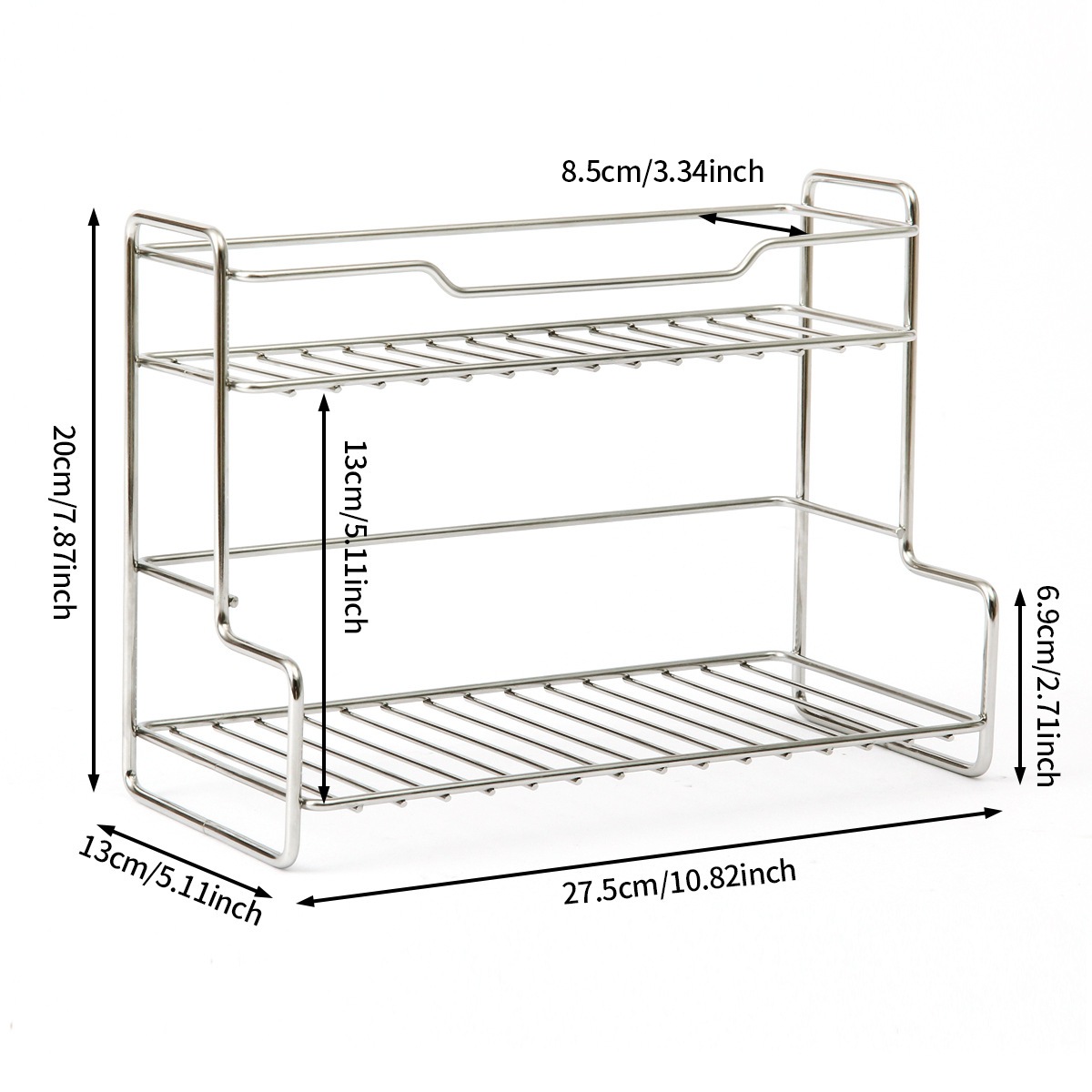 Suporte de armazenamento de cozinha portátil resistente despensa organizador rack multifuncional para cozinha casa restaurante armário sala estar: Preto
