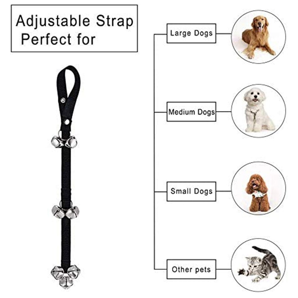 Timbre de perro Universal para entrenamiento canino, accesorios de timbre de perro para entrenamiento canino, timbre de puerta, herramienta para mascotas
