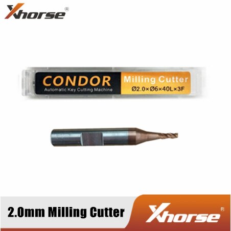 2.0mm Milling Cutter for IKEYCUTTER CONDOR XC-MINI/XC-007/XC-002 Key Cutting Machine