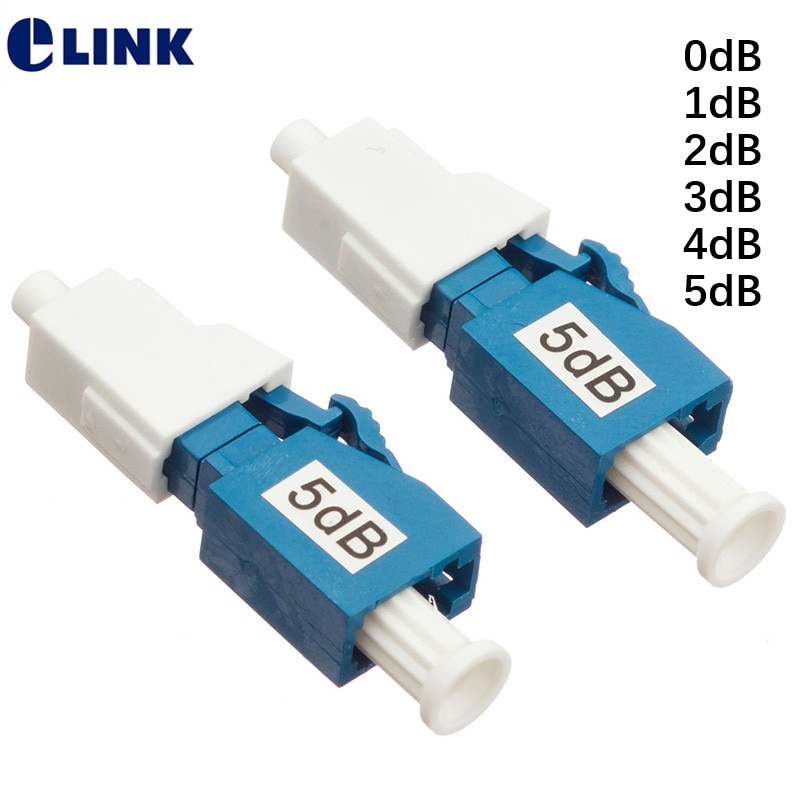 Attenuatore FM in fibra LC femmina a maschio tipo di spina 0db 1 db20db 3db 5db 30db 8db fibra ottica ftth LC/UPC spedizione gratuita ELINK 10 pezzi