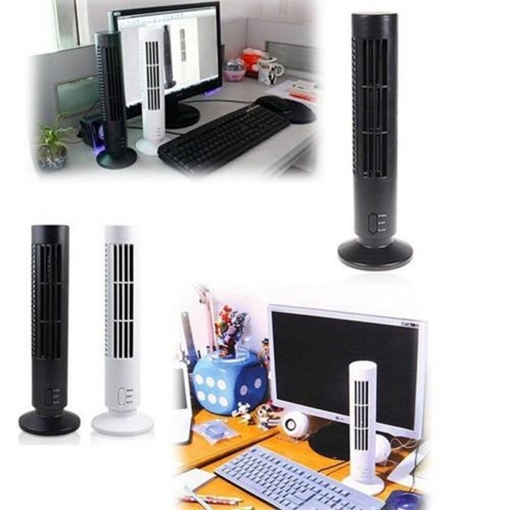USB mini Bladeless Fan Mini Air Conditioner Fan Desk Cooling for Home Office Summer Ventilator Appliances