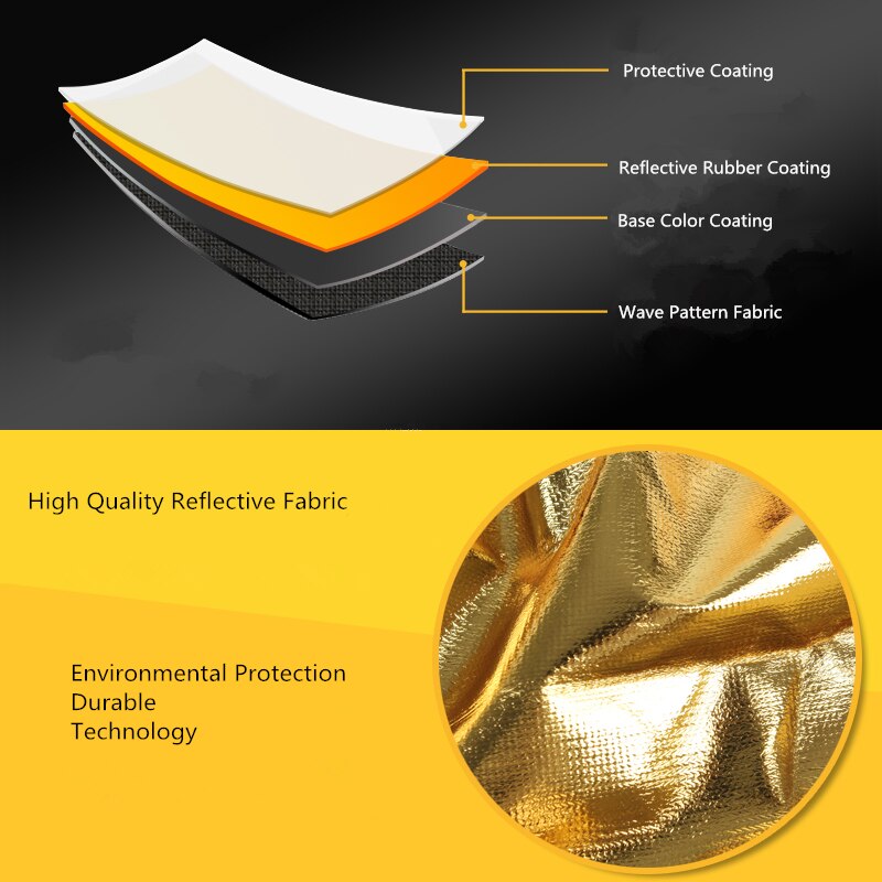 60cm 5 in 1 Round Reflector Photo Studio Prop For Indoor Outdoor Foldable Photography Handhold Light Reflector With Carrying Bag
