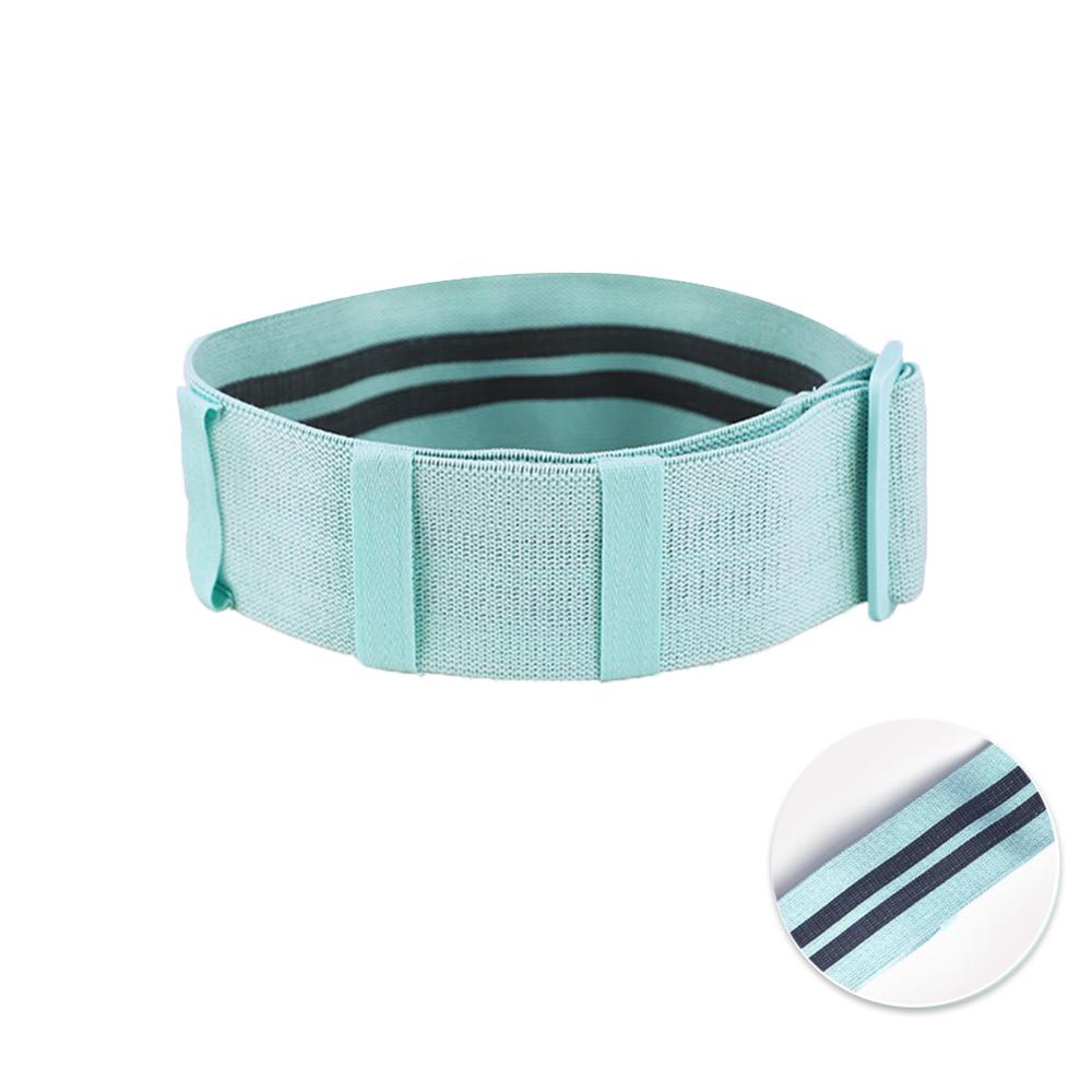 Cotton Tension Belt Latex Anti-skid Can Adjustable Yoga Hip Ring Squat Resistance Belt Warping Buttocks Pulling: Medium green