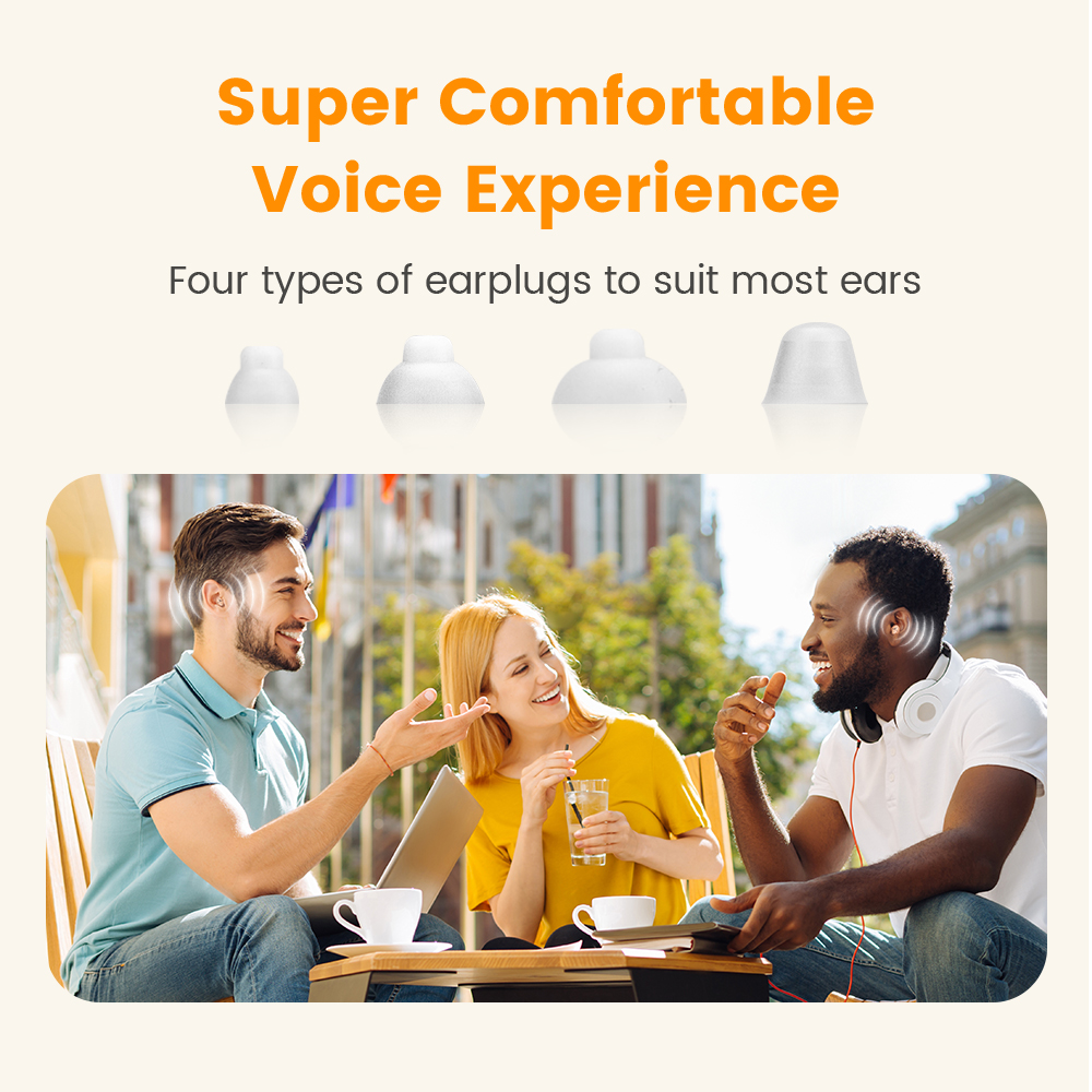 Mini Rechargeable Hearing Aid Digital ITE Hearing Aids Adjustable Tone Sound Amplifier Portable Elderly Digital Hearing Aid