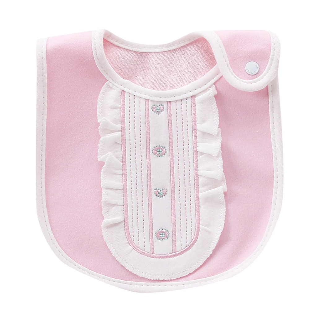 Baby Lätzchen Kinder Feuchttücher Abnehmbare Lätzchen Wasserdicht Abendessen Fütterung Bib Speichel Handtuch Baby Zubehör baberos bebe impermeables yl: F