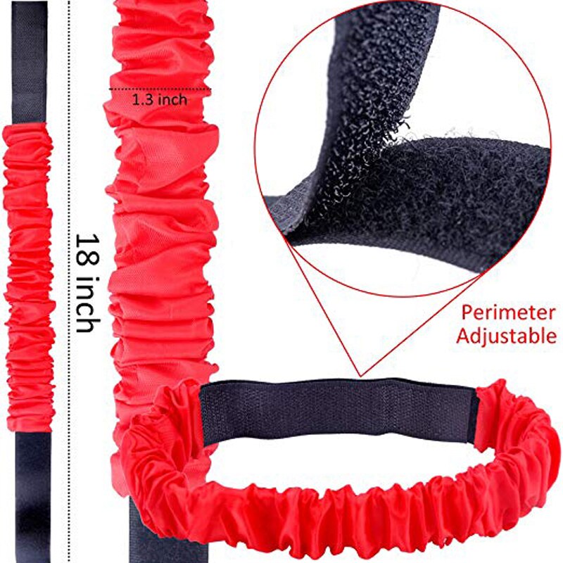 10 PCS 3 Legged Race Bands, 5 Kleuren Elastische Tie Touw