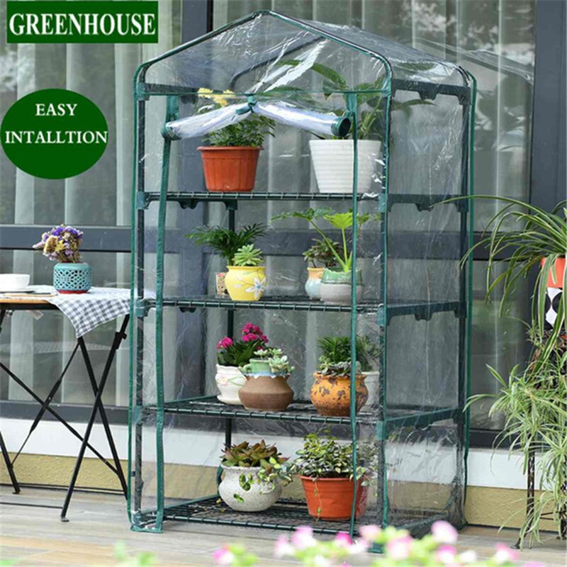 Dmuzsoih 69x49x187cm Couverture De Serre De Jardin, Housse De Serre De Jardin, Couverture De Rechange Pour Serre, Bâche Transparente De Remplacement Anti-UV Robuste Pour Serre, Sans Support En Fer