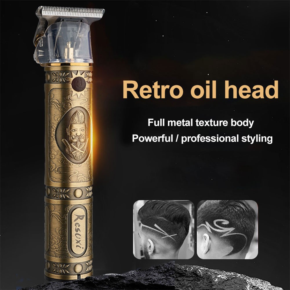Profession T-Outliner Skeleton Heavy Hitter Cordless Trimmer Men 0mm Baldheaded Hair Clipper Finish Hair Cutting Machine elect