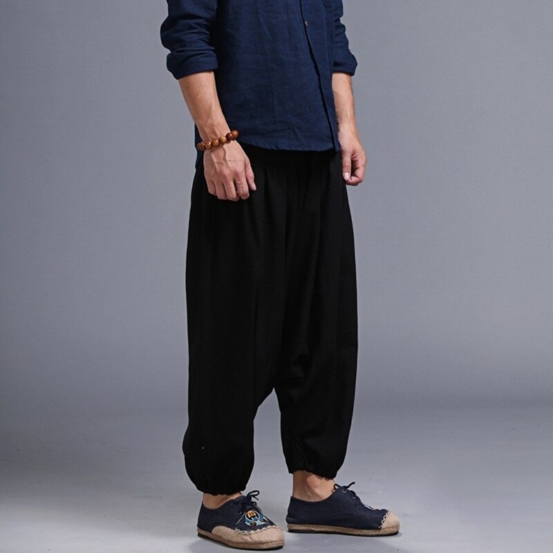 Pantalones cruzados de estilo chino para hombre, pantalón holgado de Hip Hop, Joggers, pantalones Harem, TA311, primavera, 2022
