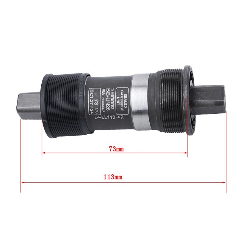Für SHIMANO BB-UN26 Boden Halterung Platz ist Typ 68/73 MM Fahrrad Achse BB einstellen MTB Berg Straße Fahrrad Teile
