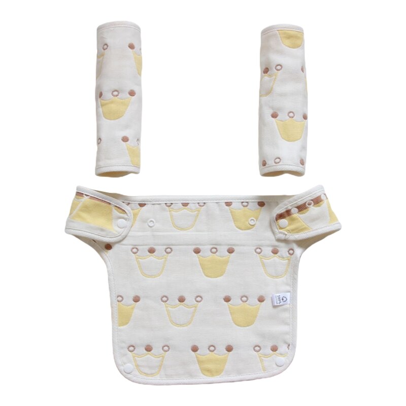 Baby Bib Waist Stool Carrier Protective Cover Saliva Towel Feeding Burp Cloth: 2