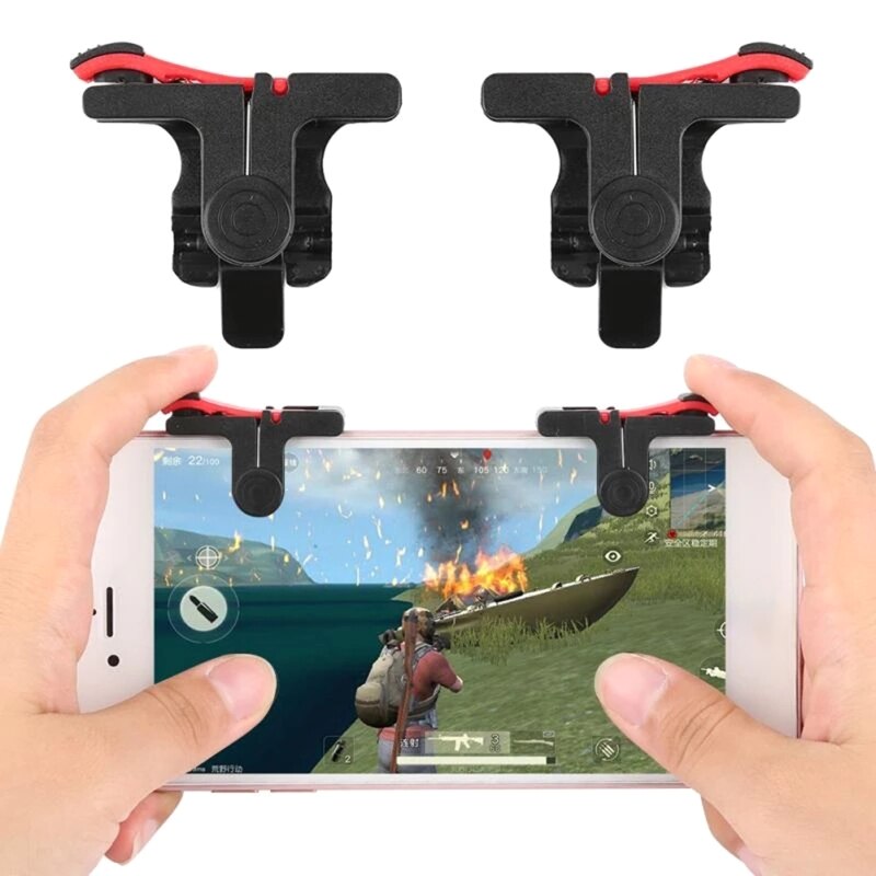 1 Pair Mobile Game Controller Gamepad Joystick Multimedia Game Controller Compatible with Android Windows PC H3CA