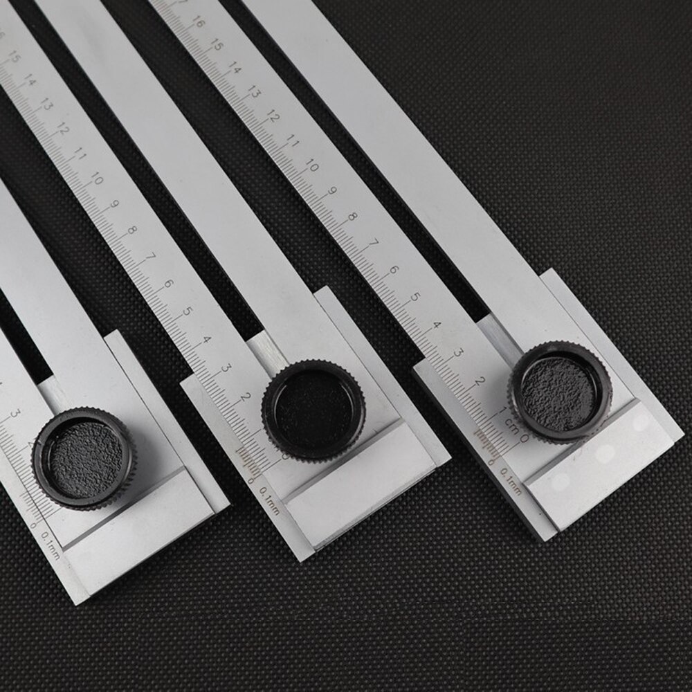 200mm/250mm/300mm Screw Cutting Marking Gauge Mark Scraper Tool For Woodworking Measuring HT2438-2440