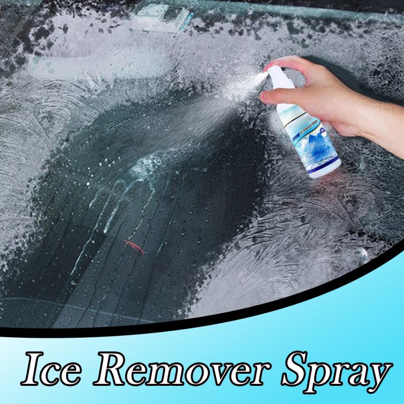 30/50Ml Ice Remover Spray Winter Voorruit Deicer Spray Ontdooien Sneeuw Spuiten Anti-Icing Kit Vorst bescherming DropshipTSLM1