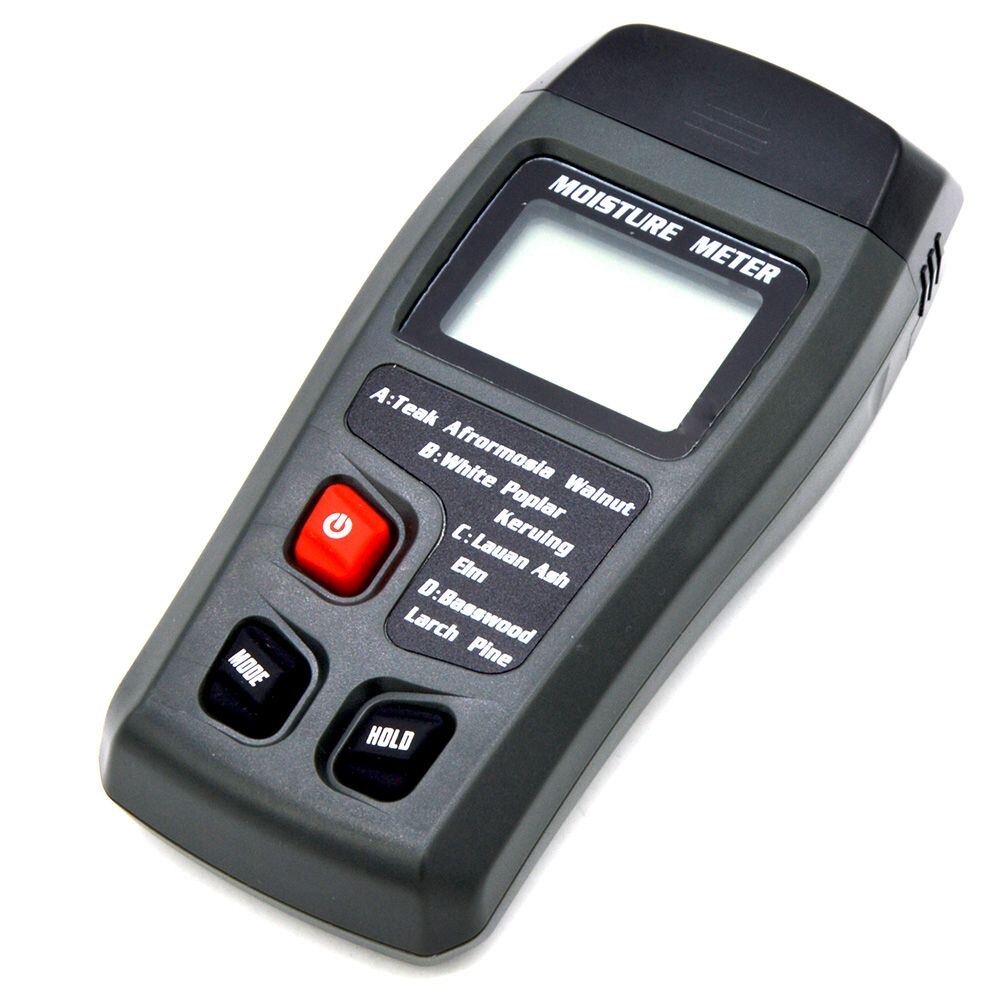 Digital Moisture Meter Moisture Meter Tester Water Moisture Content MT-10 Wood Damp Detector Tester Hygrometer LCD Display