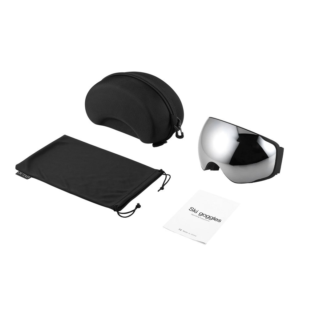 Gafas de Esquí y Snowboard HUBO 197A con Lentes Negras, Personalizadas, OTG, Ant Gafas de Esquí y Snowboard HUBO 197A con Lentes Negras, Personalizadas, OTG, Ant
