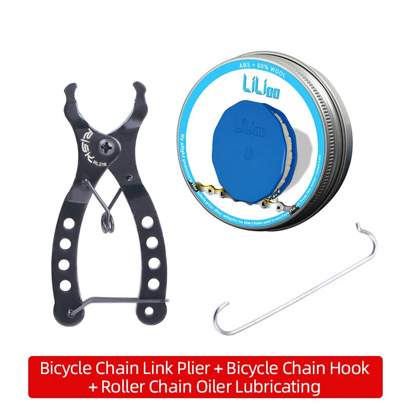 Mini Bike Chain Quick Link Tool Met Haak Fietsketting Quick Link Cutter Breaker Wear Indicator Fiets Tool Kit Accessoires: Plier Set D