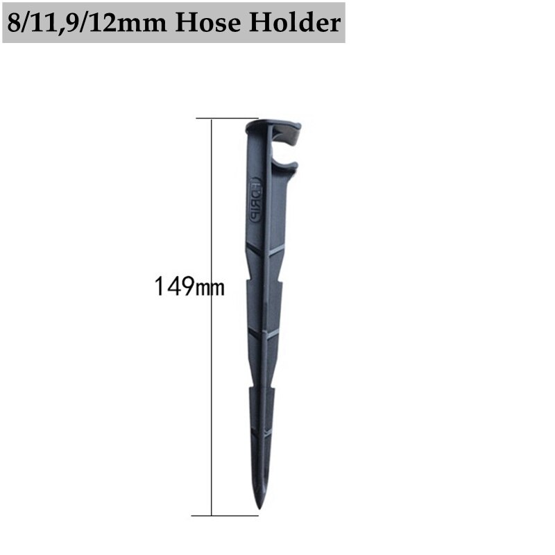 10 stk 8/11 9/12mm haveslangeforbindelser fatningstype mikrovandingssystem rørforbindelser rørsamlinger vandingsledningsfittings: 8 l 11 slangeholder