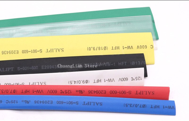 1M Heat Shrink Tube 50mm Diameter Insulated Polyolefin 2:1 Shrinkage Ratio Wire Wrap Connector Line Repair 600V Cable Sleeve