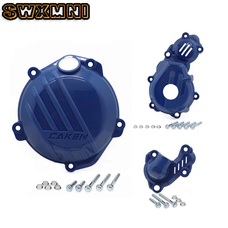Kupplung Schutz Zündung Schutz Wasserpumpe Abdeckung Für EXC 250 350 SX-F XC-F Für Husqvarna FC 250 350: Blau