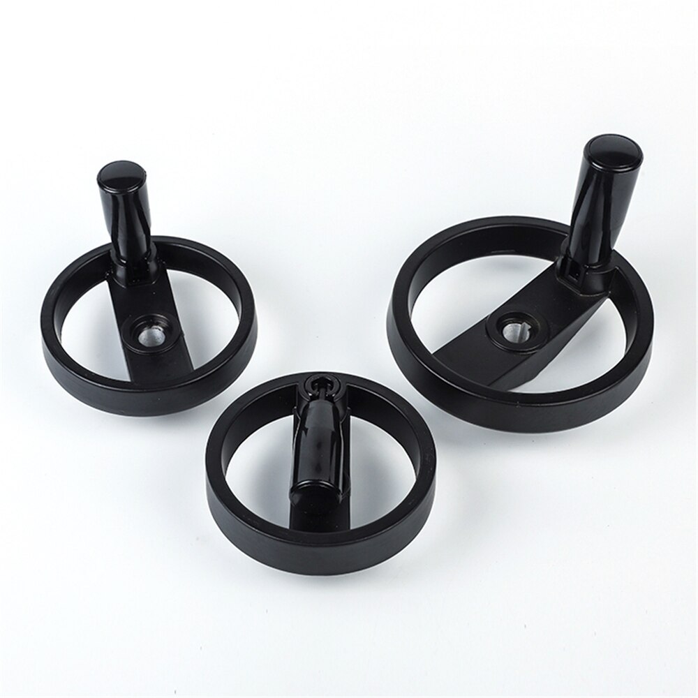 Volante plegable de aleación de aluminio sólido para fresadora, torno CNC de 100mm, 125mm, 160mm y 200mm