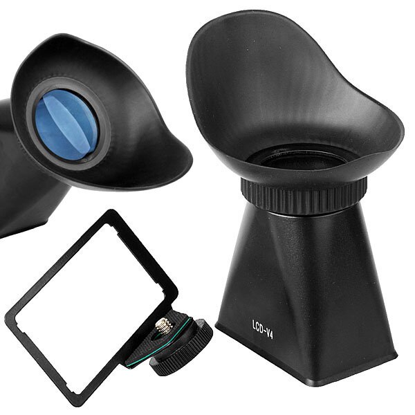 V4 LCD Viewfinder Magnifier View Finder 2.8X 3" 3 inches Eyecup Hood for Sony NEX3C NEX 5R 5X 5N 5T