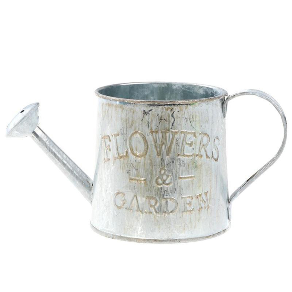 Europese Stijl Retro Gegalvaniseerd Ijzer Bloempot Decoratie Planter Antieke Tuin Bloempot Planten Tool: A4