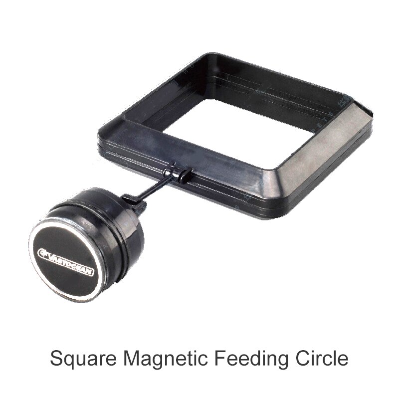Vastocean Aquarium Strong Magnetic Algae Feeding Clamp Clip For Aquarium Fish Tank Seaweed Supplies Clip Vegetable: Square Magnetic