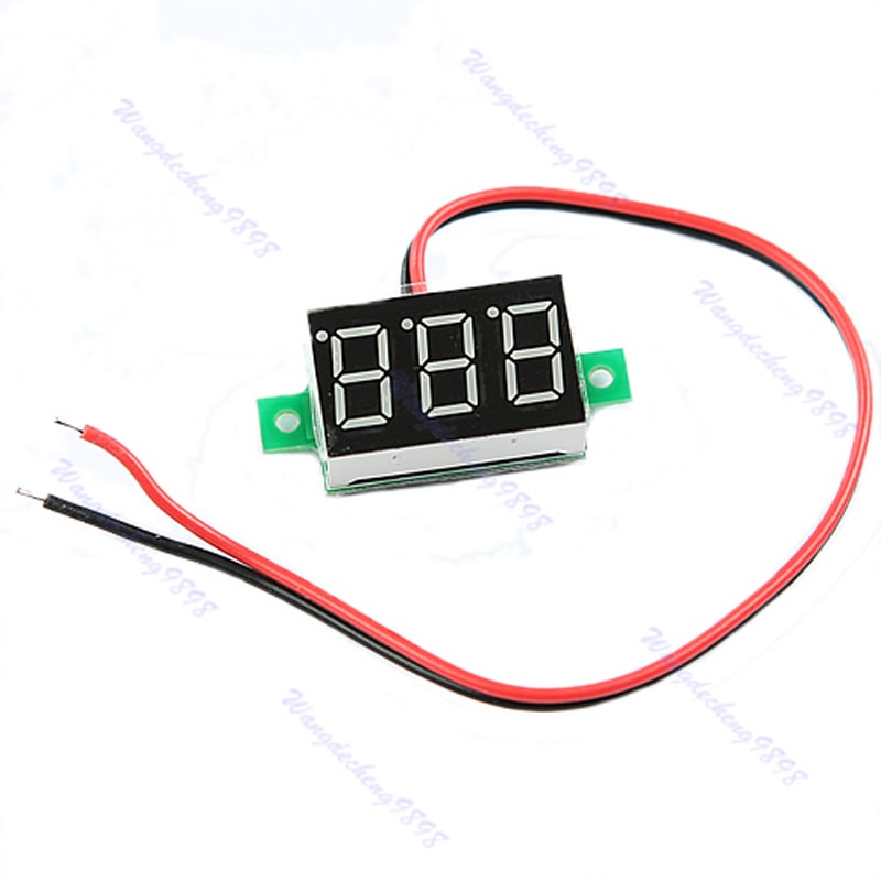 1 st DC 2.5-30 v Volt Voltage Meter LED Display Digitale Voltmeter Self-Powered Mini