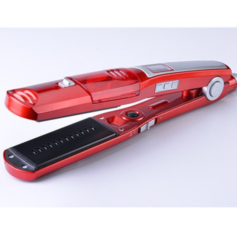 JOYLOVE multifonctionnel infrarouge négatif Ion vapeur Spray peigne cheveux raides deux extrémités cheveux fer à friser baguette défriser les cheveux