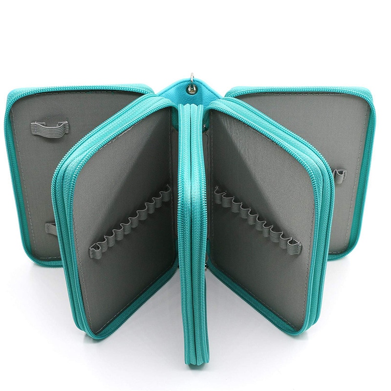 Cartuchera escolar Kawaii, estuche con 72 orificios para niñas, estuche para bolígrafo para niños, estuche grande para cartucheras, funda grande para papelería