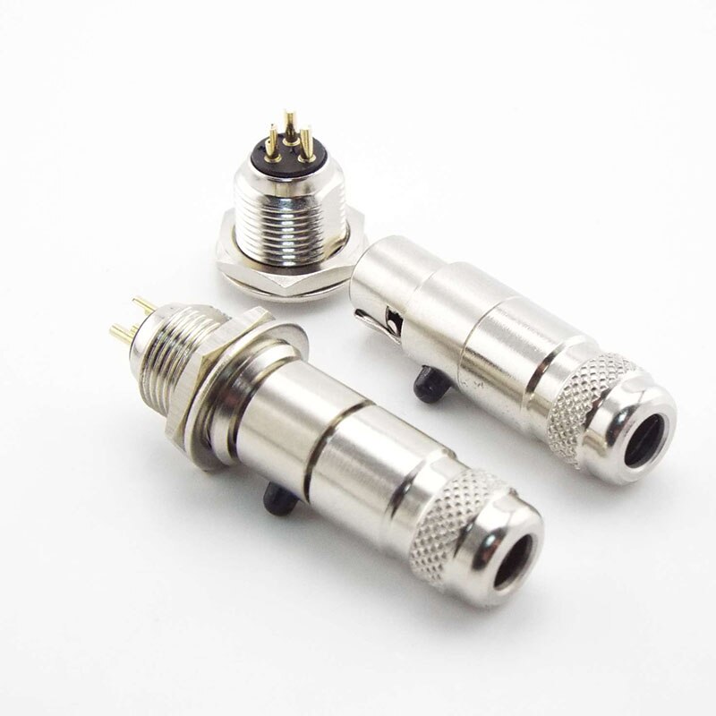 Audio Microphone XLR Male Panel Chassis Socket Screw Mount Mini 3Pin Female Plug Connector MIC Adapter