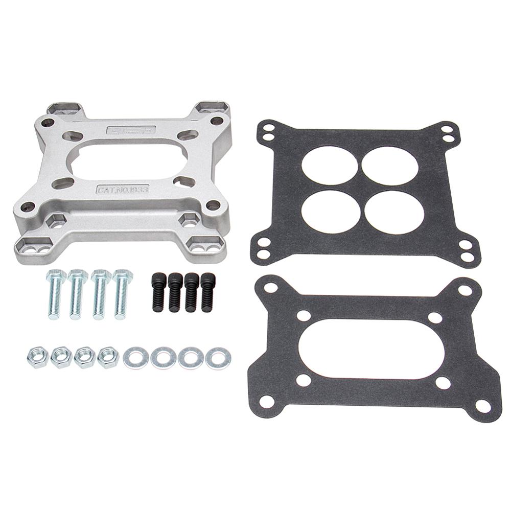 CarboleCarb Carburetor Adapter 2bbl to 4bbl Kit 4-Bolt 2 Barrel to 4 Barrel Universal Adapter Plate 1933 Carb Carburetor Adapter