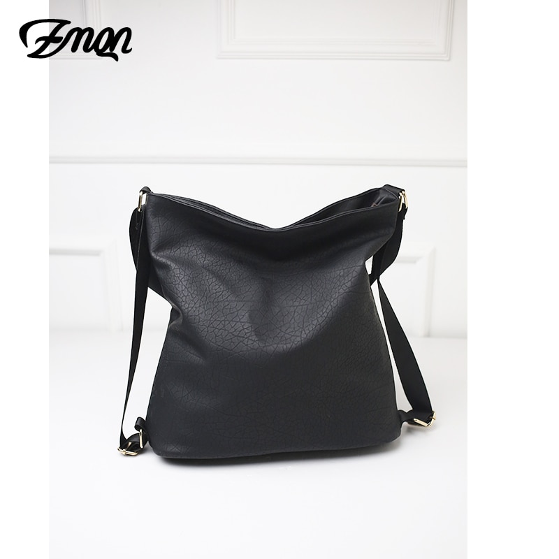 ZMQN Casual Schouder Crossbody Tassen Voor Vrouwen Black Soft PU Lederen Tassen Dames Grote Tote Messenger Bags Bolsa Feminina a517