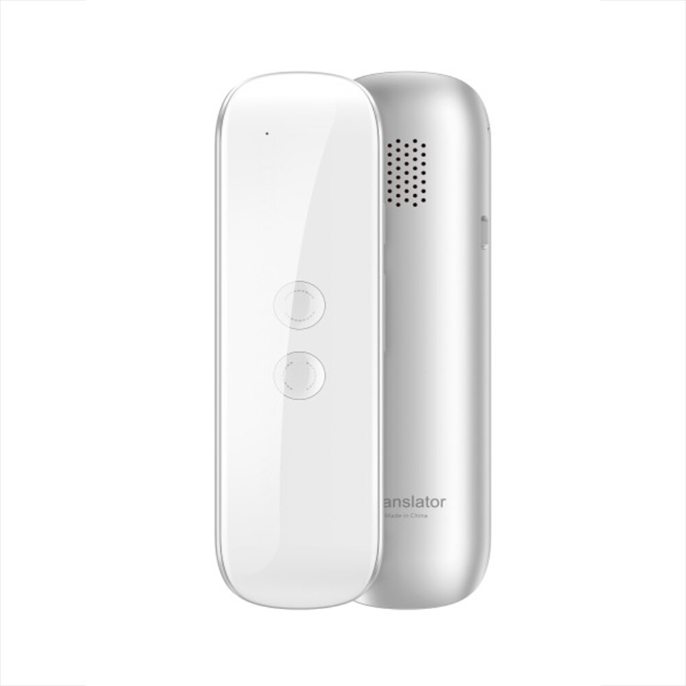 Smart Voice Vertaler 68 Multi Talen In Real Time Instant Bluetooth Tekst Vertaling Ai Conversie Voor Fotografische G5: white