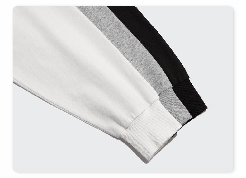 20fw topp tröja i ren färg 100%  bomullströjor med turtleneck dam män casual sweatshirts