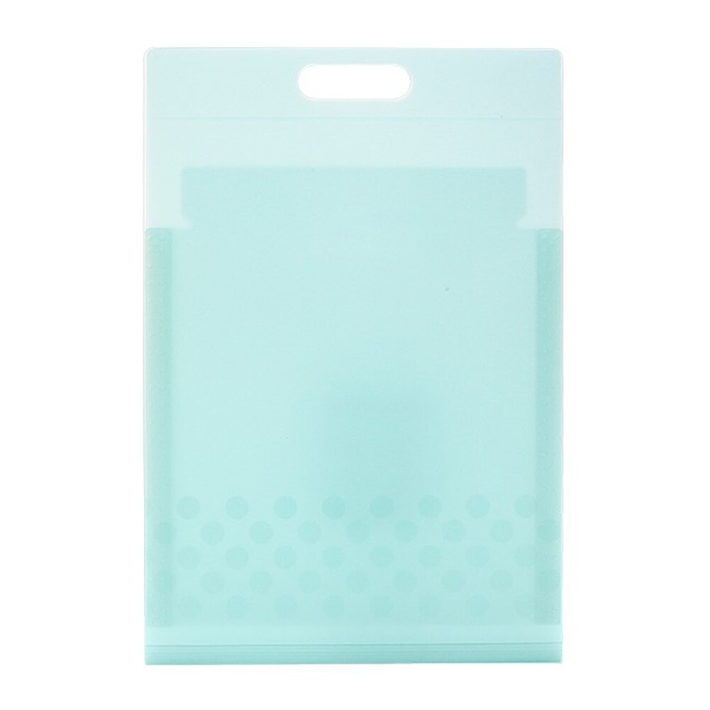 File Folder Bill Home Study Document Organizer Paper Pouch 6 Pockets Multi-layer Accordion A4 Size Business School Office: Blue