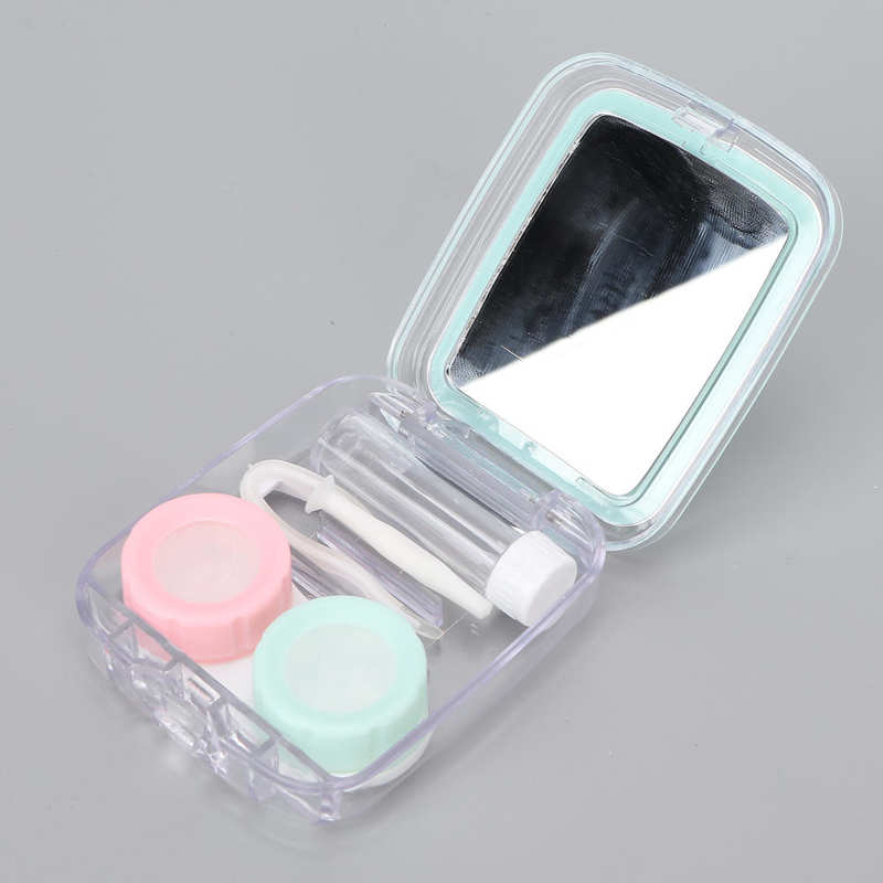 Contact Lens Box Contact Lens Container Durable Outer Box Mini Double Box Lovely for Daily Use for Girls